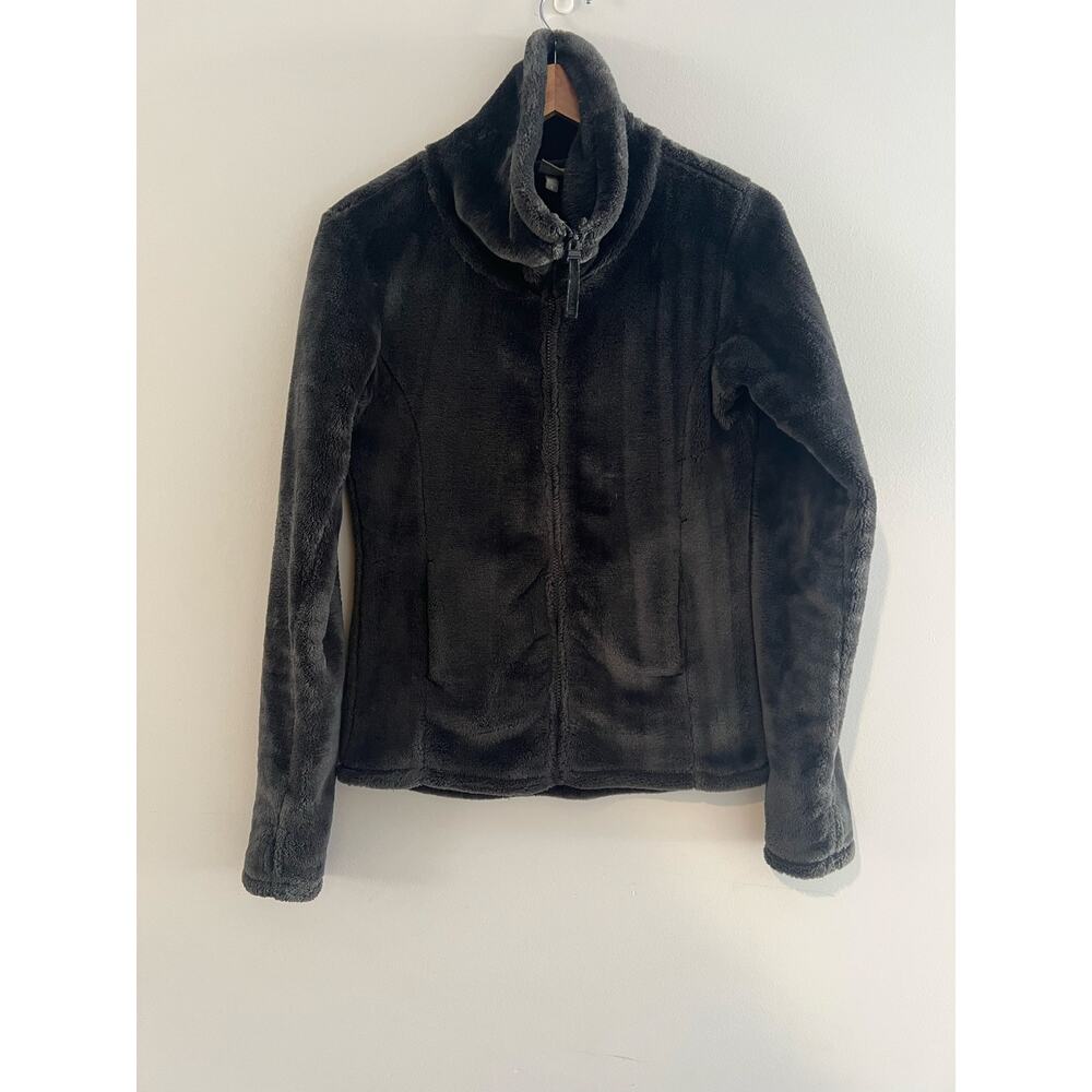 Bench Fleece Jacket Dark Gray Turtleneck Full Zip Size Small